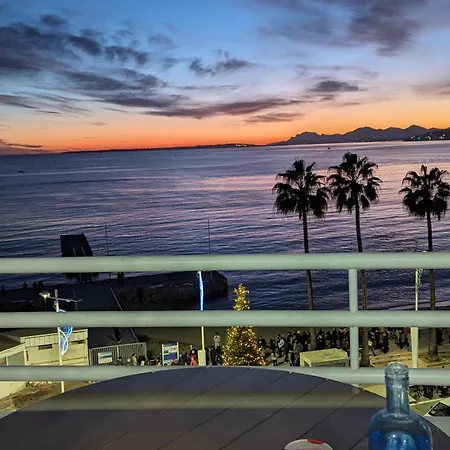 Superbe Vue Panoramique Lägenhet Juan-les-Pins